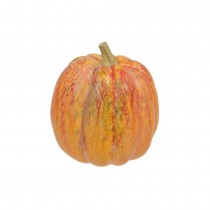 CITROUILLE ALLONGÉE DÉCO 8.5X7.5X10CM ORANGE