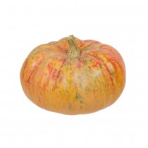 CITROUILLE APLATIE DÉCO 9.5X9.5X7CM ORANGE