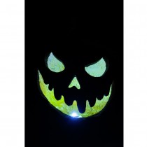 CITROUILLE LUMINEUSE RÉSINE DÉCORATIF 33CM ORANGE