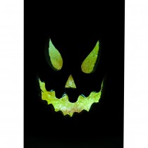 CITROUILLE LUMINEUSE RÉSINE DÉCORATIF 40CM ORANGE