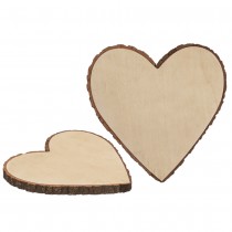 COEUR BOIS NATUREL 15CM