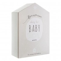 COFFRET DE NAISSANCE MAISON CARTON 20.8X9.4X30.5CM