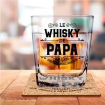 COFFRET LE WHISKY DE PAPA VERRE DESSOUS LIÈGE