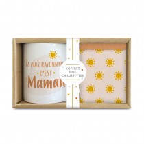 COFFRET MUG CHAUSSETTES MAMAN