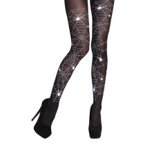 COLLANTS TOILE D'ARAIGNÉE NOIRS