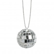 COLLIER AVEC BOULE DISCO