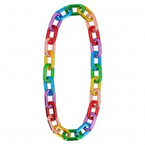 COLLIER CHAINES MULTICOLORES ADULTE