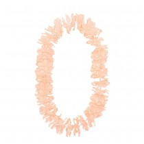 COLLIER HAWAÏEN FLEUR PLUMÉRIA POLYESTER PASTEL