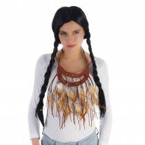COLLIER INDIEN DOUBLE PLUMES ADULTE