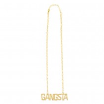 COLLIER MÉTAL GANGSTA OR