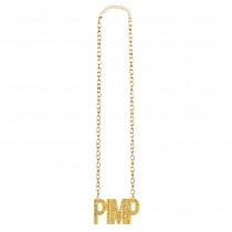 COLLIER MÉTAL PIMP OR