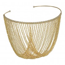 COLLIER RAS DE COU CHAÎNES GALA ANNÉES 70 FEMME