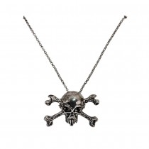 COLLIER TÊTE DE MORT PIRATE