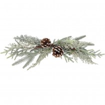 COMPO SAPIN NEIGE GIVRE ARTIFICIEL 40CM VERT