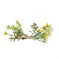 COMPOSITION FLORALE ARTIFICIELLE 25CM JAUNE
