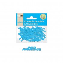 CONFETTIS ANNIVERSAIRE BIODÉGRADABLE - BLEU