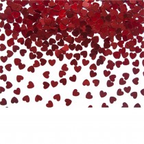 CONFETTIS CUR 5CM 30G ROUGE BRILLANT