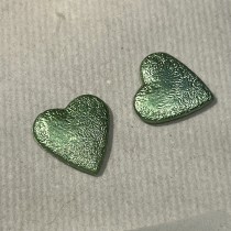 CONFETTIS COEURS 3D RÉSINE 50G VERT SAUGE