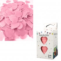 CONFETTIS DE SCÈNE COEUR 80G - ROSE