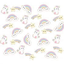 CONFETTIS DE TABLE BABY LICORNE 10G BLANC