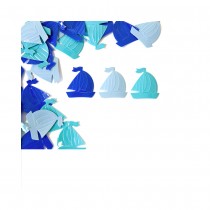 CONFETTIS DE TABLE VOILIERS 10G BLEU