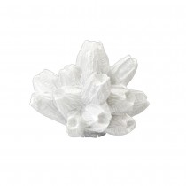 CORAIL RÉSINE FORME FLEUR 5.5X5.5X4CM BLANC