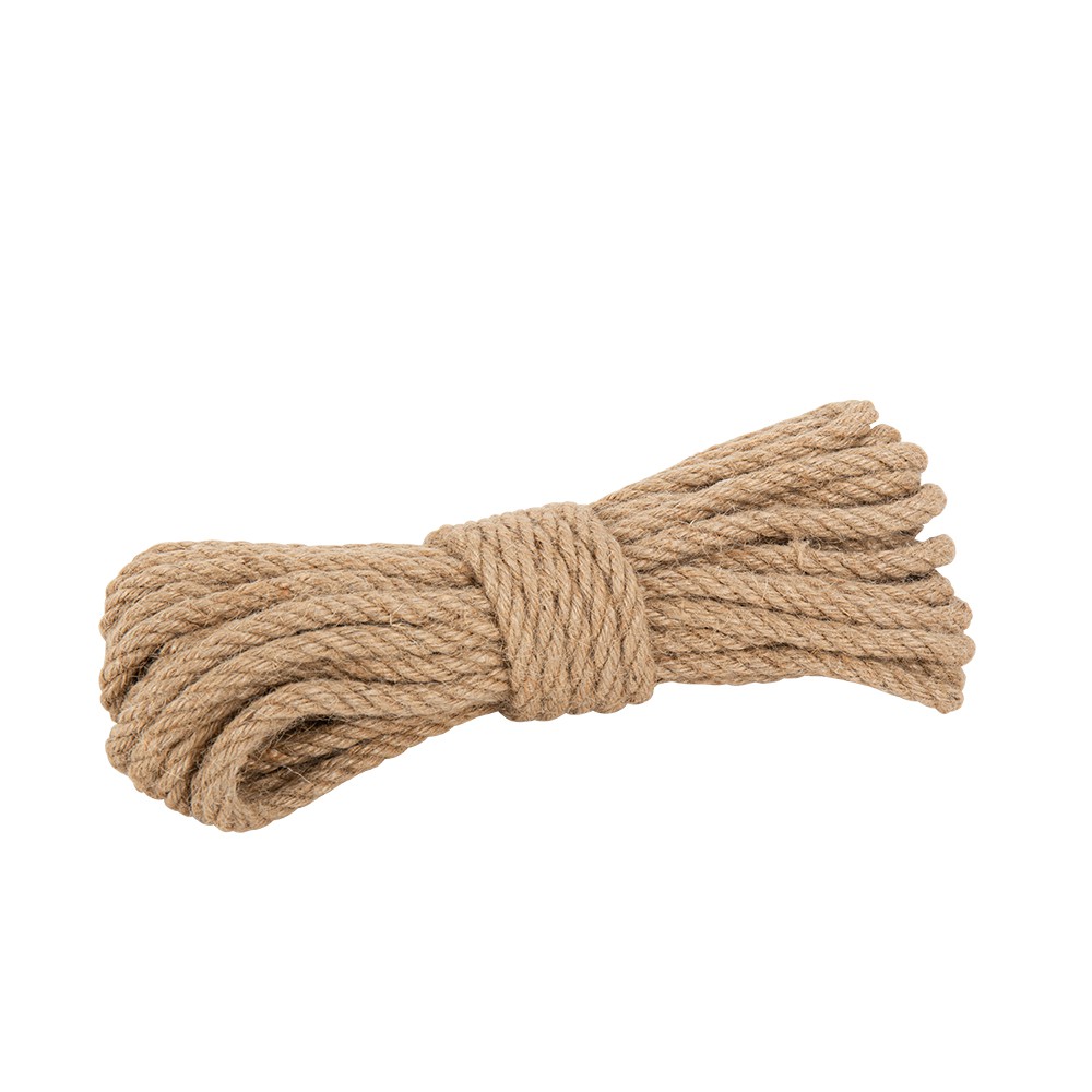 CORDE JUTE FIBRES NATURELLES 8MMX10M