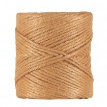 CORDELETTE JUTE BIODÉGRADABLE 2.5-3MMX50M OR CLAIR