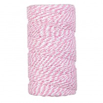 CORDELETTE ROSE BLANC 2 MM X 100 M