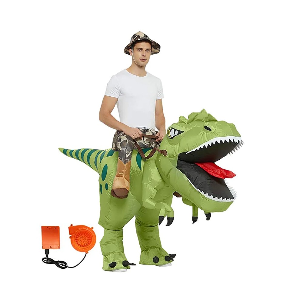 10€01 sur Costume gonflable dinosaure adulte - Déguisement enfant