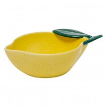 COUPELLE CÉRAMIQUE CITRON FRUIT 15CM JAUNE