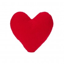 COUSSIN C?\'UR POLYESTER 35X33X6CM ROUGE ROSE