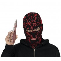 COUTEAU POING AMÉRICAIN JOUET PROJECTIONS SANG