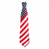 CRAVATE POLYESTER DRAPEAU ÉTATS-UNIS ADULTE