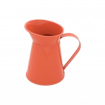 CRUCHE À LAIT MÉTAL DÉCO POIGNÉE 10CM TANGERINE