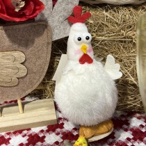 DÉCO POULE HUMORISTIQUE SUR SOCLE 10X6X15CM