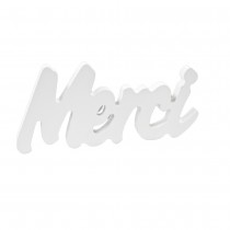 DÉCO TABLE BOIS MERCI 7X15X1CM