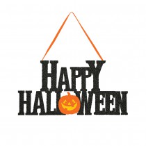 DÉCORATION À SUSPENDRE HAPPY HALLOWEEN GLITTER