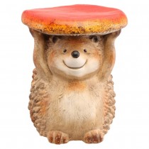 DÉCORATION HÉRISSON CHAMPIGNON MAGNÉSIE 27X26X33CM