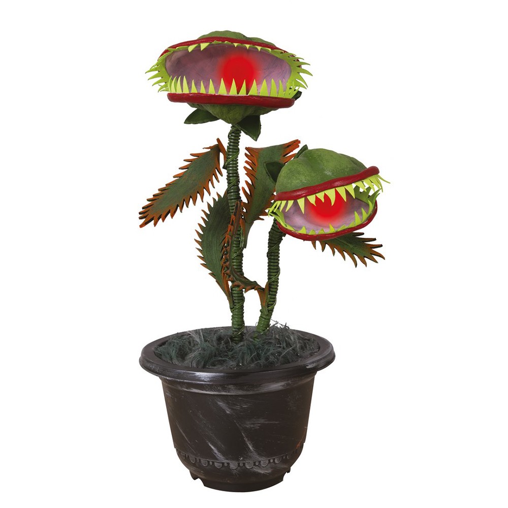 DÉCORATION PLANTE CARNIVORE 36CM ANIMÉE