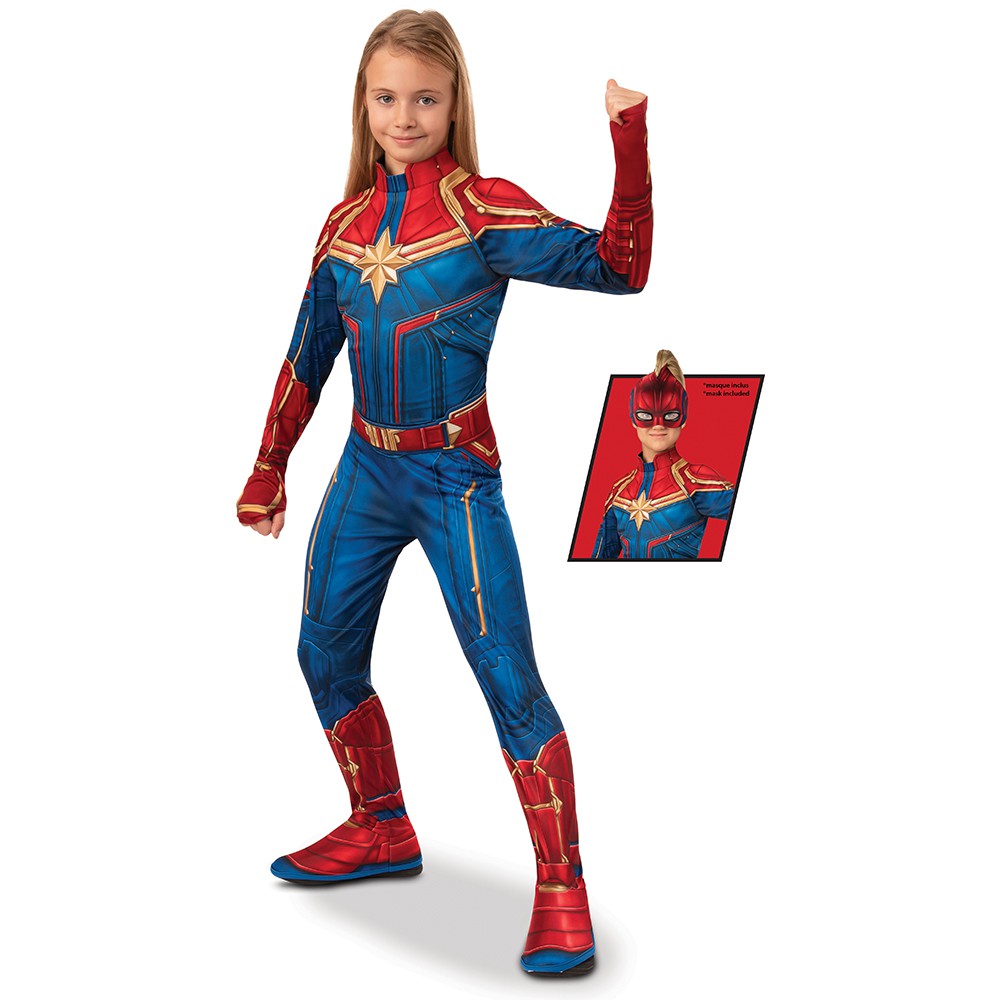 DÉGUISEMEMENT CAPTAIN MARVEL CLASSIQUE FILLE