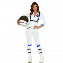 DÉGUISEMENT ASTRONAUTE NASA COMBI SPANDEX FEMME