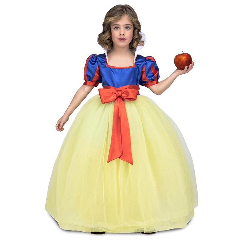 Blanche-Neige Cosplay Enfants Fille Princesse Robe Carnaval Déguisement De  Fête Costume