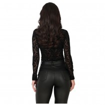 DÉGUISEMENT BODY DENTELLE BAROQUE NOIR FEMME