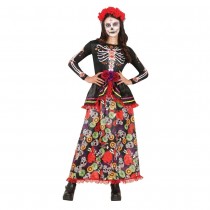 DÉGUISEMENT CATRINA JOUR DES MORTS FLEURI ADO
