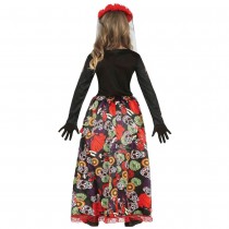 DÉGUISEMENT CATRINA JOUR DES MORTS FLEURI FILLE