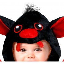 DÉGUISEMENT CHAUVE-SOURIS COMBI AILES ROUGE BÉBÉ
