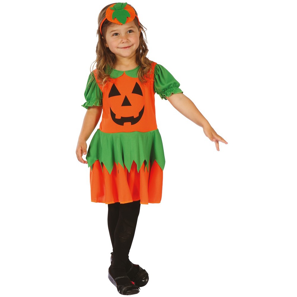 D GUISEMENT ROBE CITROUILLE VID E FILLE