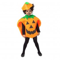 DÉGUISEMENT CITROUILLE ROBE FEUTRINE ENFANT