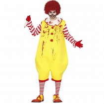 DÉGUISEMENT CLOWN SANGUINAIRE BURGER RONALD HOMME